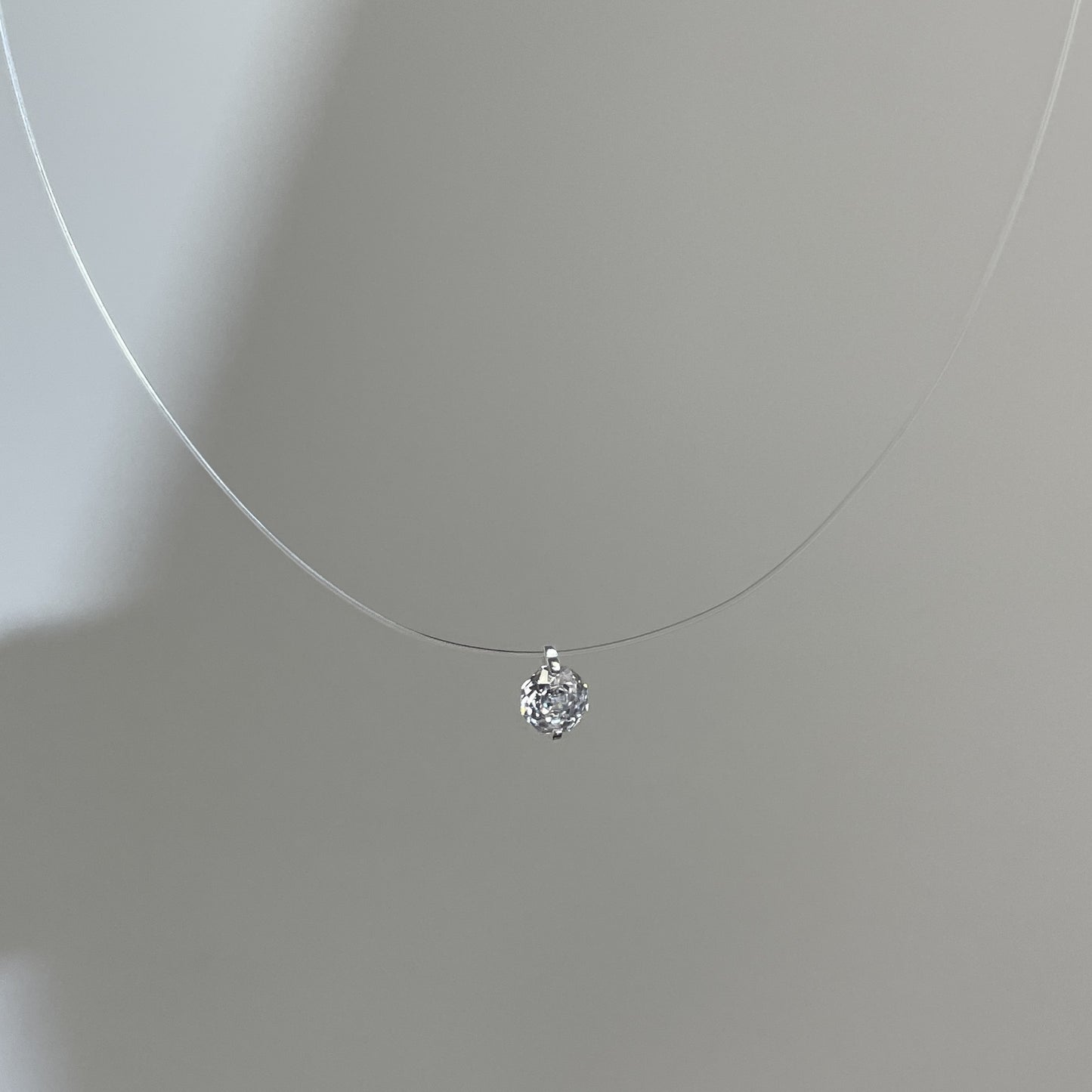 C2廠 韓國韓版玫瑰切人魚淚隱形魚線項鍊 批發 折扣@洽客服 25.10.W5「DQ2212N」