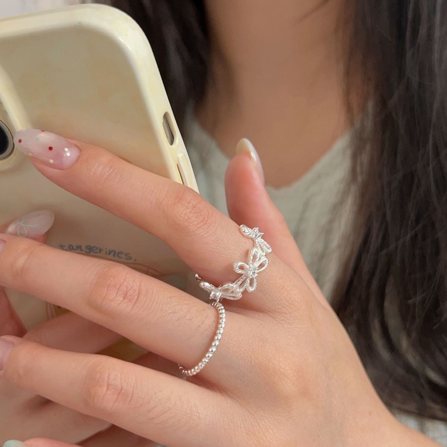 C3廠 韓國韓版鏤空花朵S925純銀戒指 批發 折扣@洽客服 25.11.W1「hjz288 hjz282」