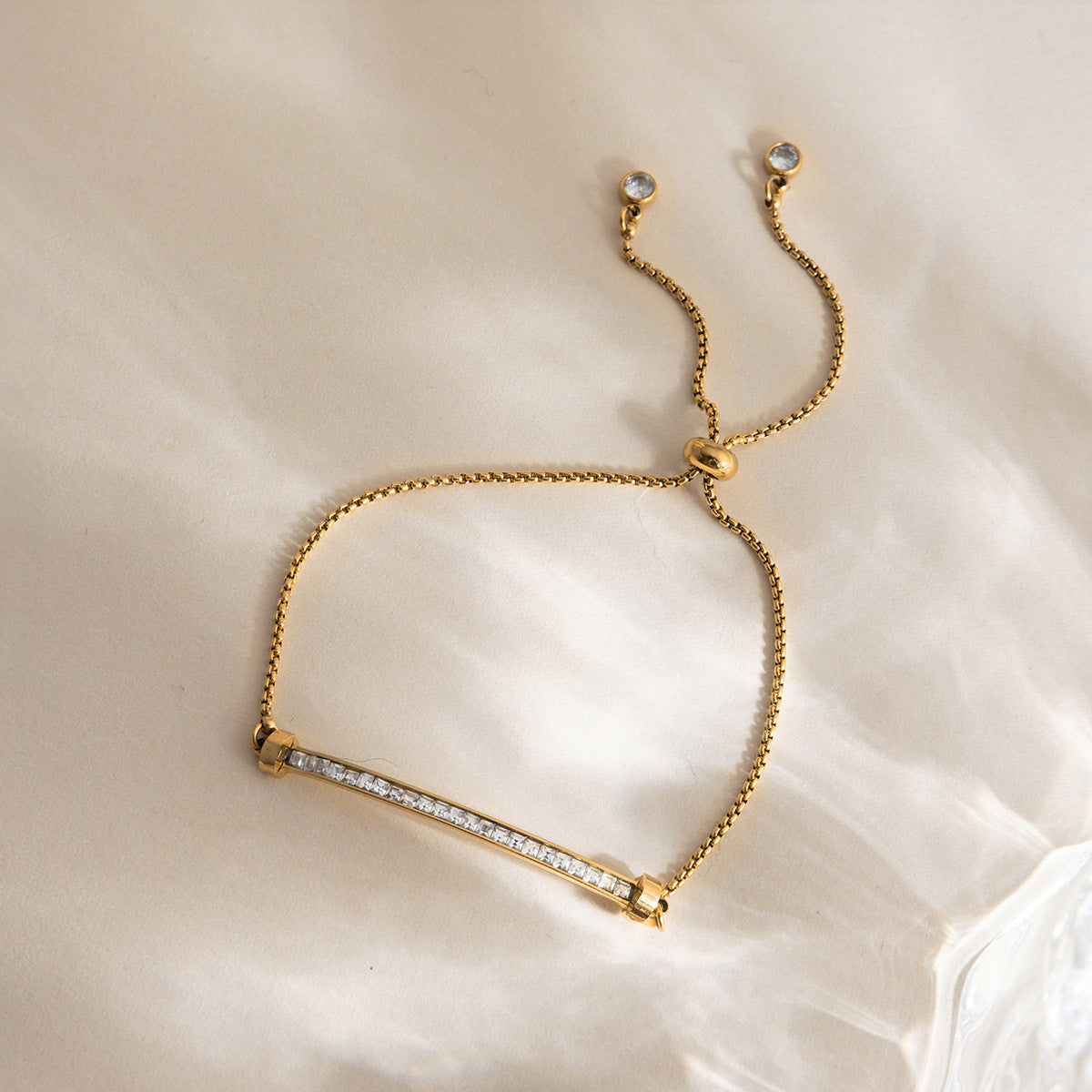 B廠 歐美款SAMMIE 鈦鋼鍍18K金可抽拉手鍊 批發 折扣@洽客服 25.12.W3
「JDB0209015」