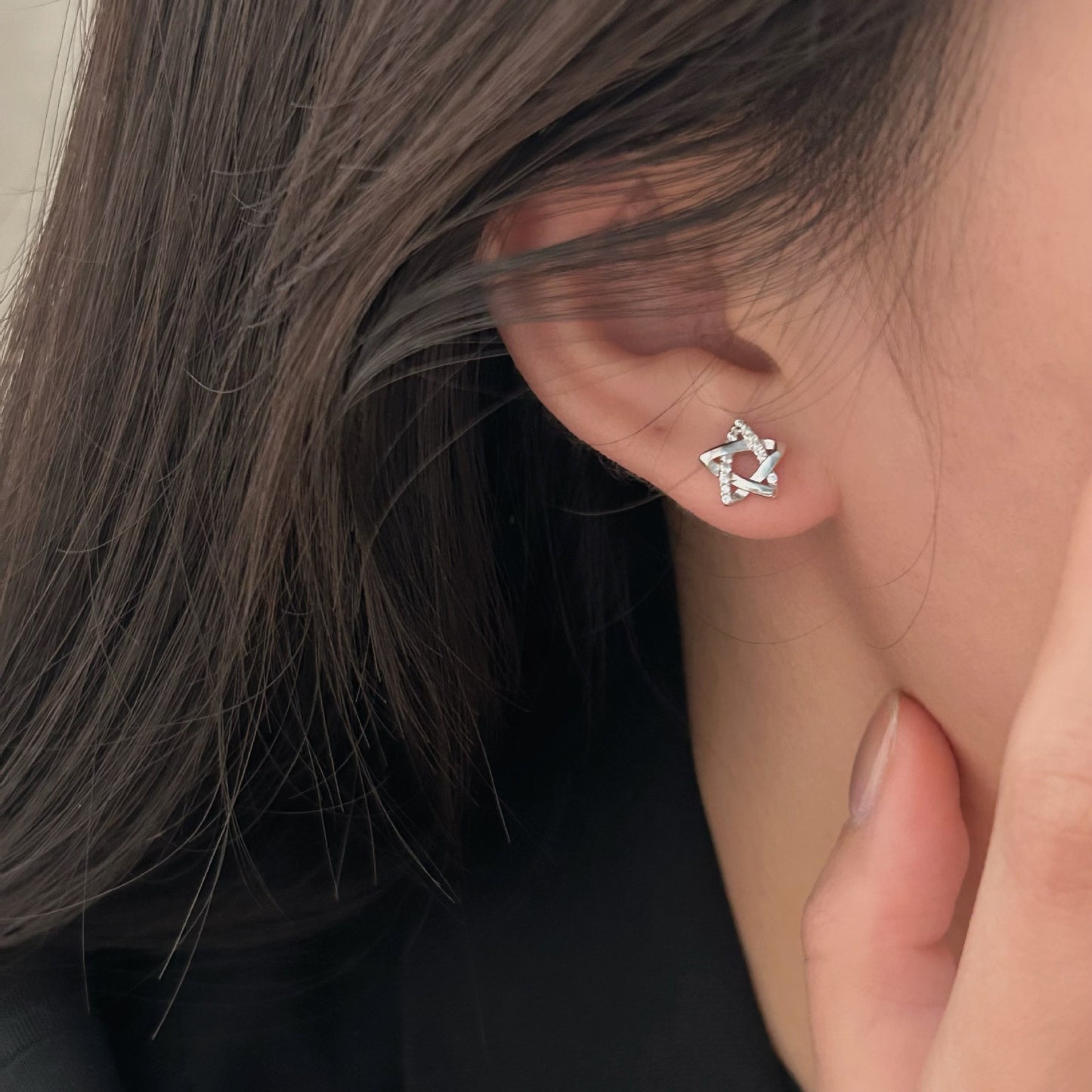 C3廠 韓國韓版幸運之星S999足銀耳環批發 折扣@洽客服 25.03.W2「ses056」