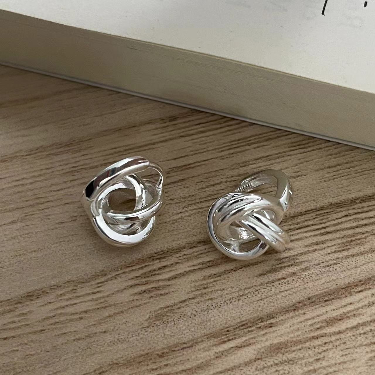 C2廠 韓國韓版麻花S925純銀耳環 批發 折扣@洽客服 25.11.W3「SE2505」