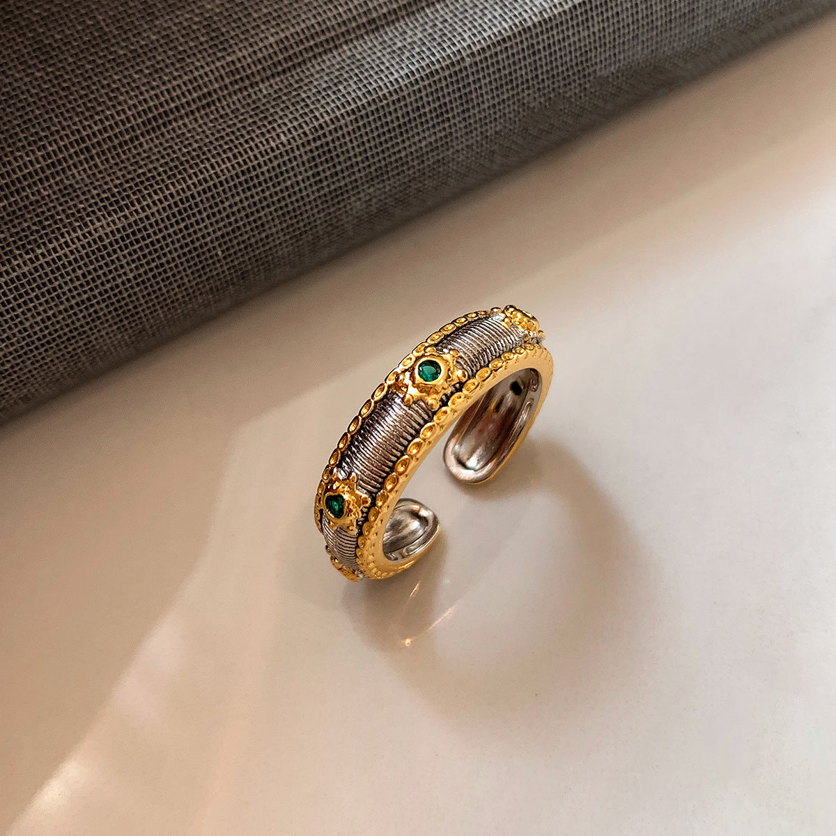 A2廠 韓國韓版復古金屬感橢圓形紋路開口戒指 批發 折扣@洽客服 25.11.W3「WR470」