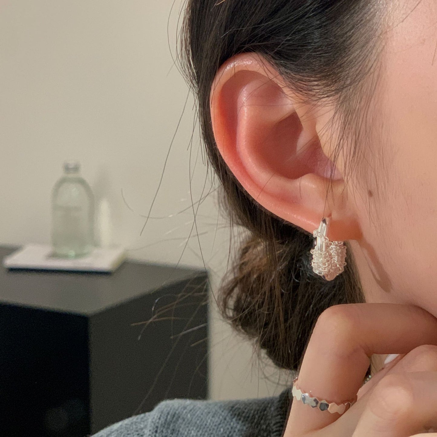 C2廠 韓國韓版復古編織S925純銀耳環 批發 折扣@洽客服 25.11.W3「SE2506」