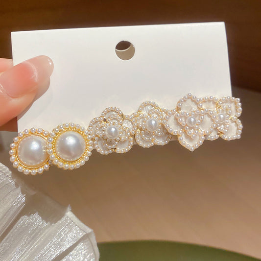 A2廠 韓國韓版【超值3件套】小香風圓花珍珠銀針耳環批發 折扣@洽客服 26.04.W4「HE31621」