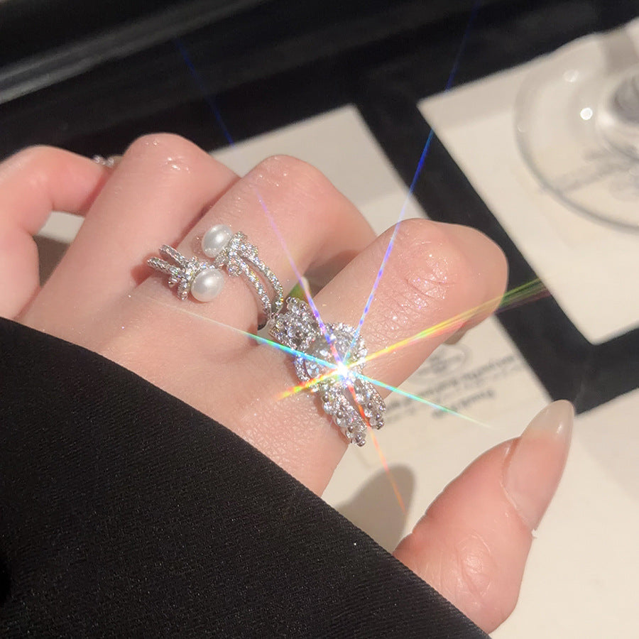 A2廠 韓國韓版珍珠橢圓形開口戒指 批發 折扣@洽客服 25.12.W3「WR553 WR554」