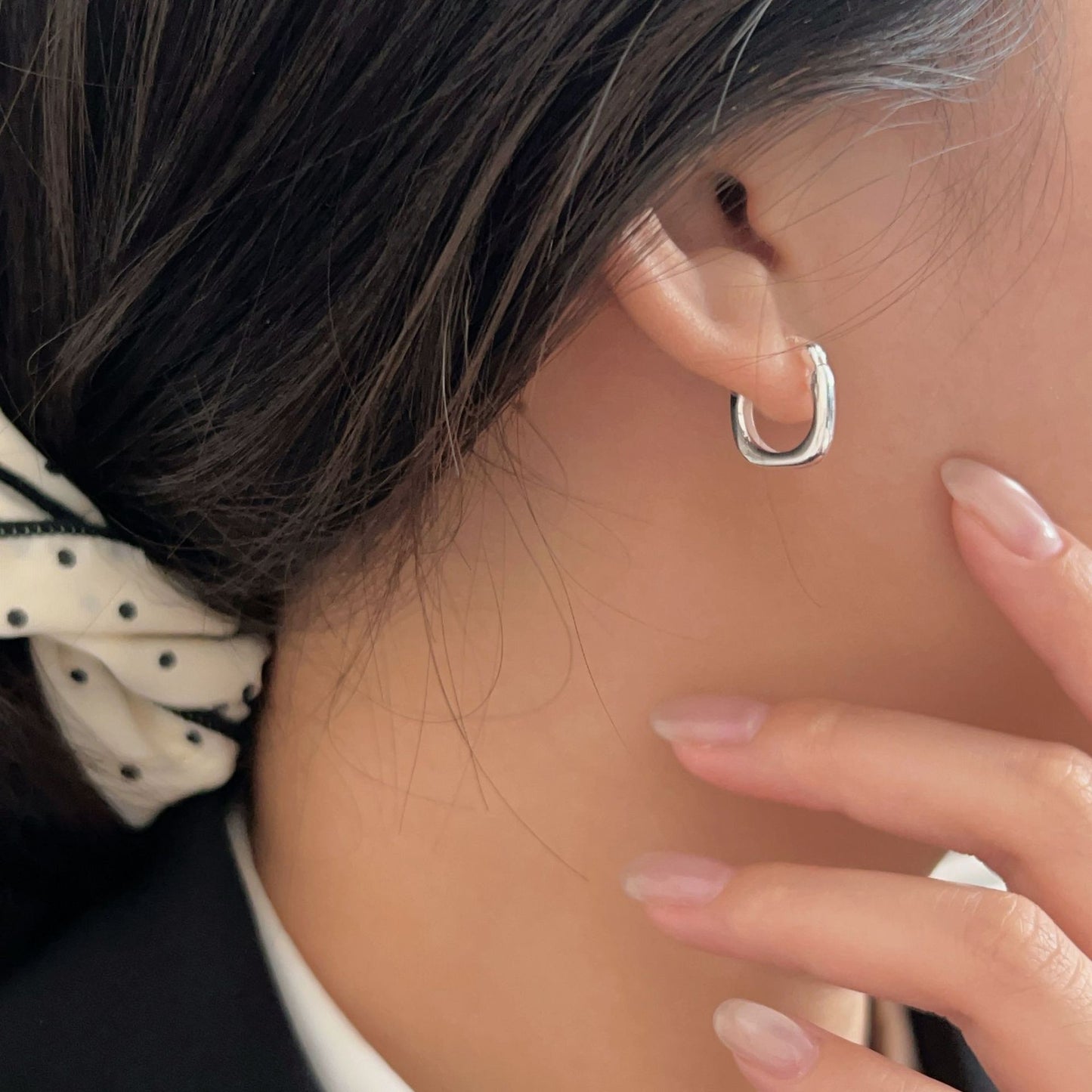 C3廠 韓國韓版方形幾何S925純銀耳環 批發 折扣@洽客服 25.11.W1「ES020-1」