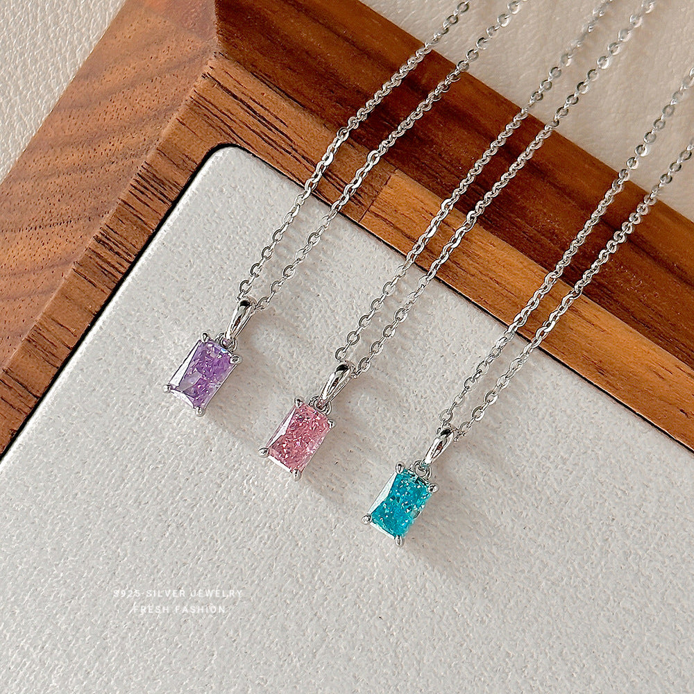 C廠 S925純銀｜小方糖項鍊 批發 折扣@洽客服 25.01.W4「A4870」