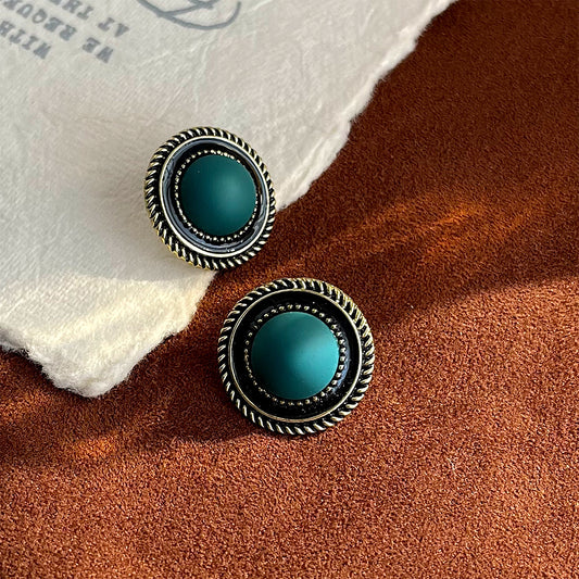 A廠 日韓款 復古金屬銀針耳環 批發 折扣@洽客服 25.10.W5「1988」