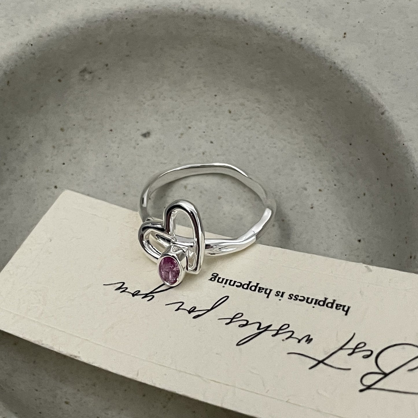 C2廠 韓國韓版鋯石鏤空愛心S925純銀戒指 批發 折扣@洽客服 26.01.W1「XSR1091」