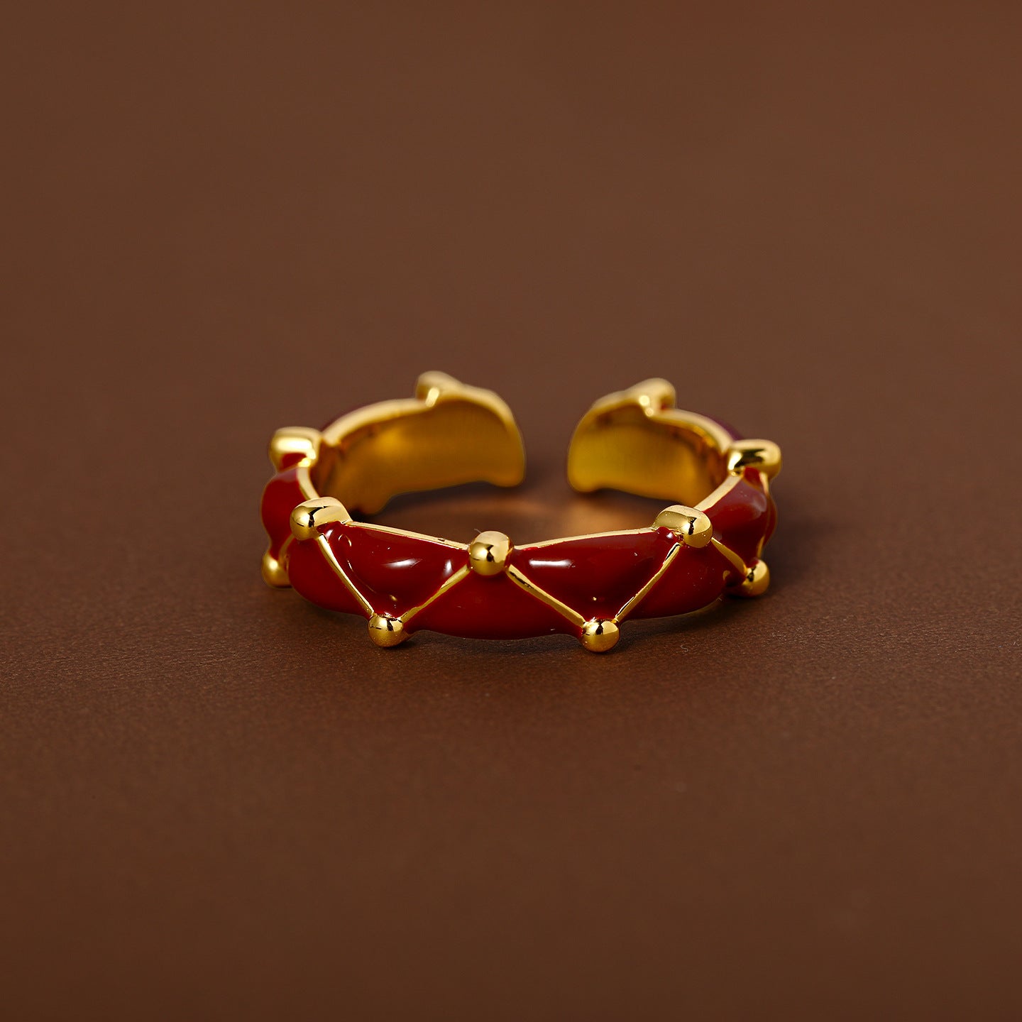 A2廠 韓國韓版 電鍍24K真金滴油條紋開口戒指 批發 折扣@洽客服 25.12.W2「WR532」