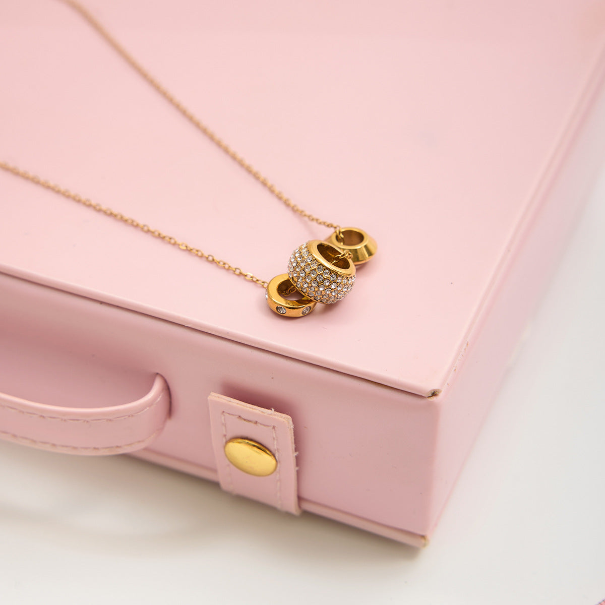 B廠 歐美款 Glück 鈦鋼鍍18K金項鍊 批發 折扣@洽客服 25.10.W5「JDN0307022」