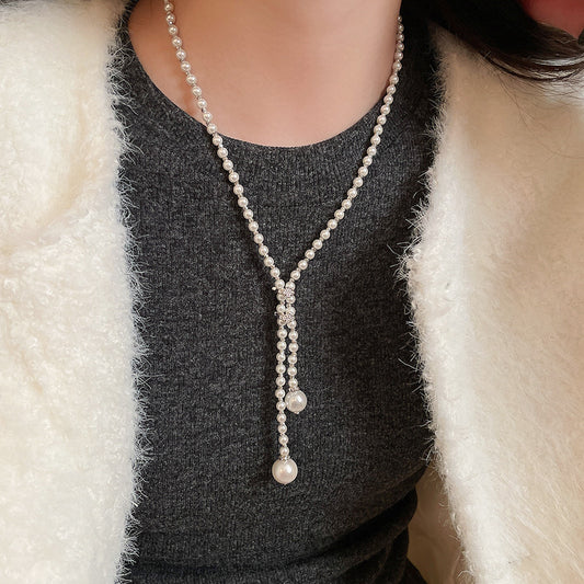 A2廠 韓國韓版玻璃水滴珍珠項鍊 批發 折扣@洽客服 25.11.W2「HN10450 HN10451」