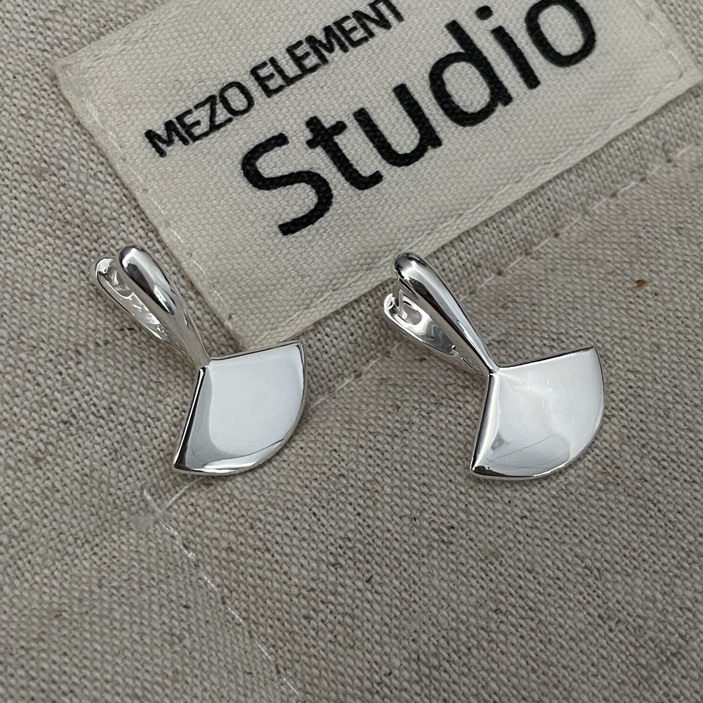 C2廠 S925純銀 ｜ 韓國韓版幾何扇子耳環 批發 折扣@洽客服 26.01.W2 「XSE2214」