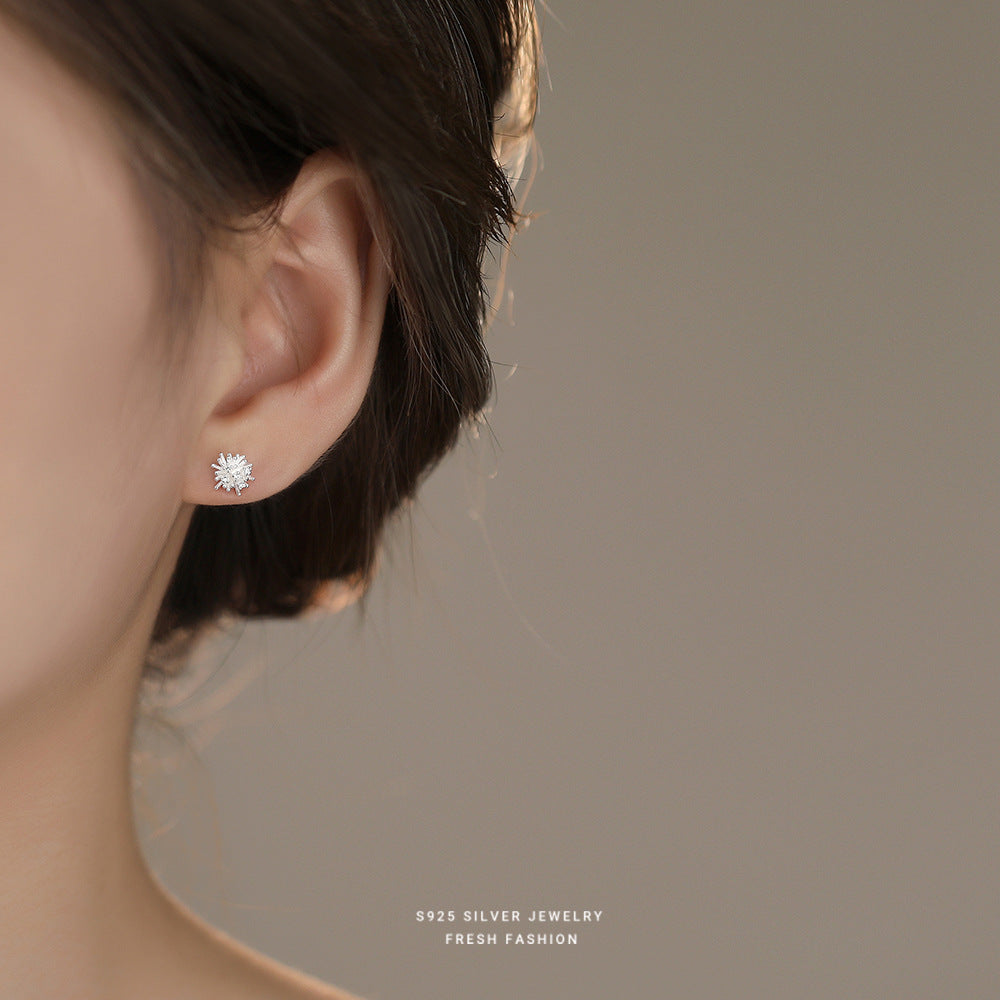 C廠 韓國韓版蒲公英煙火S925純銀耳環 批發 折扣@洽客服 25.11.26「E5800」