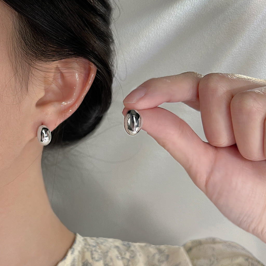 A廠 日韓款金屬豆豆銀針耳環 批發 折扣@洽客服 25.11.W4「2574-2575」