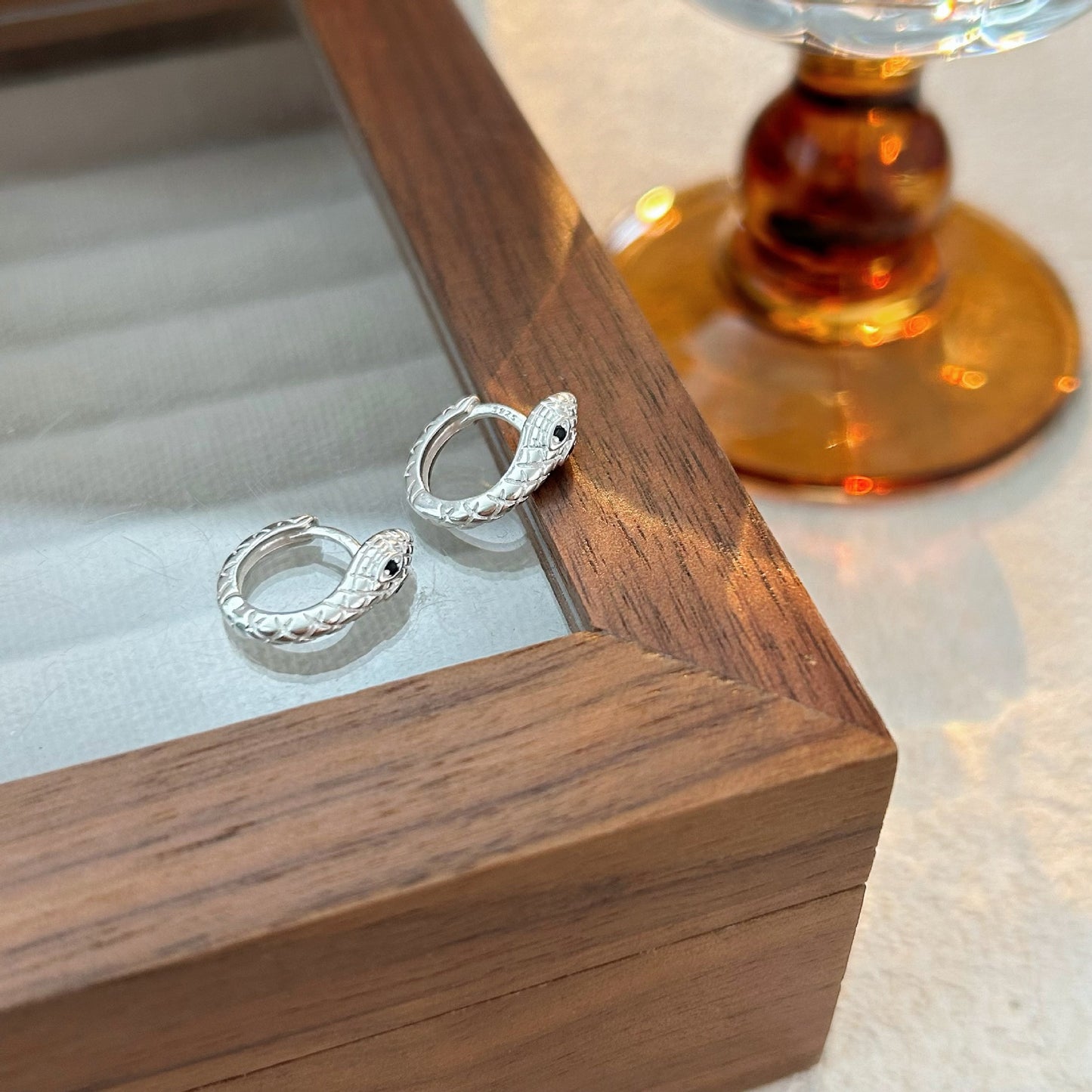 C3廠 韓國韓版小蛇S925純銀耳環 批發 折扣@洽客服 25.07.W3「ES124」