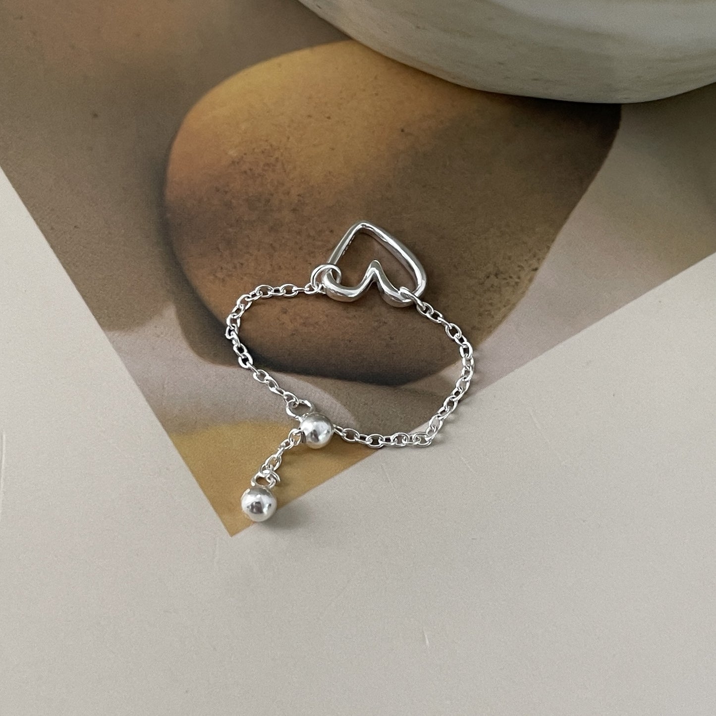 C2廠 925純銀 愛心抽拉可調式戒指 批發 折扣@洽客服 26.01.W2「XSR1403」