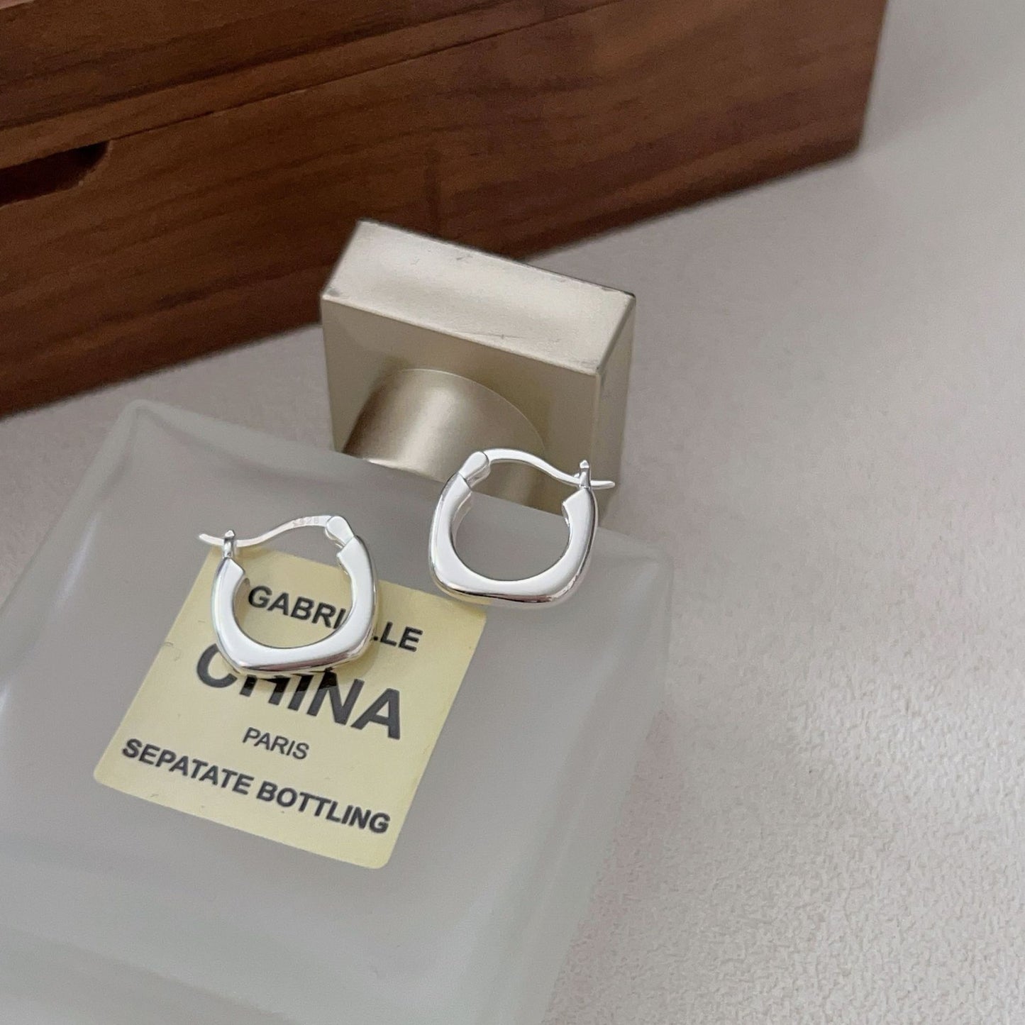 C3廠 韓國韓版方形幾何S925純銀耳環 批發 折扣@洽客服 25.11.W1「ES020-1」