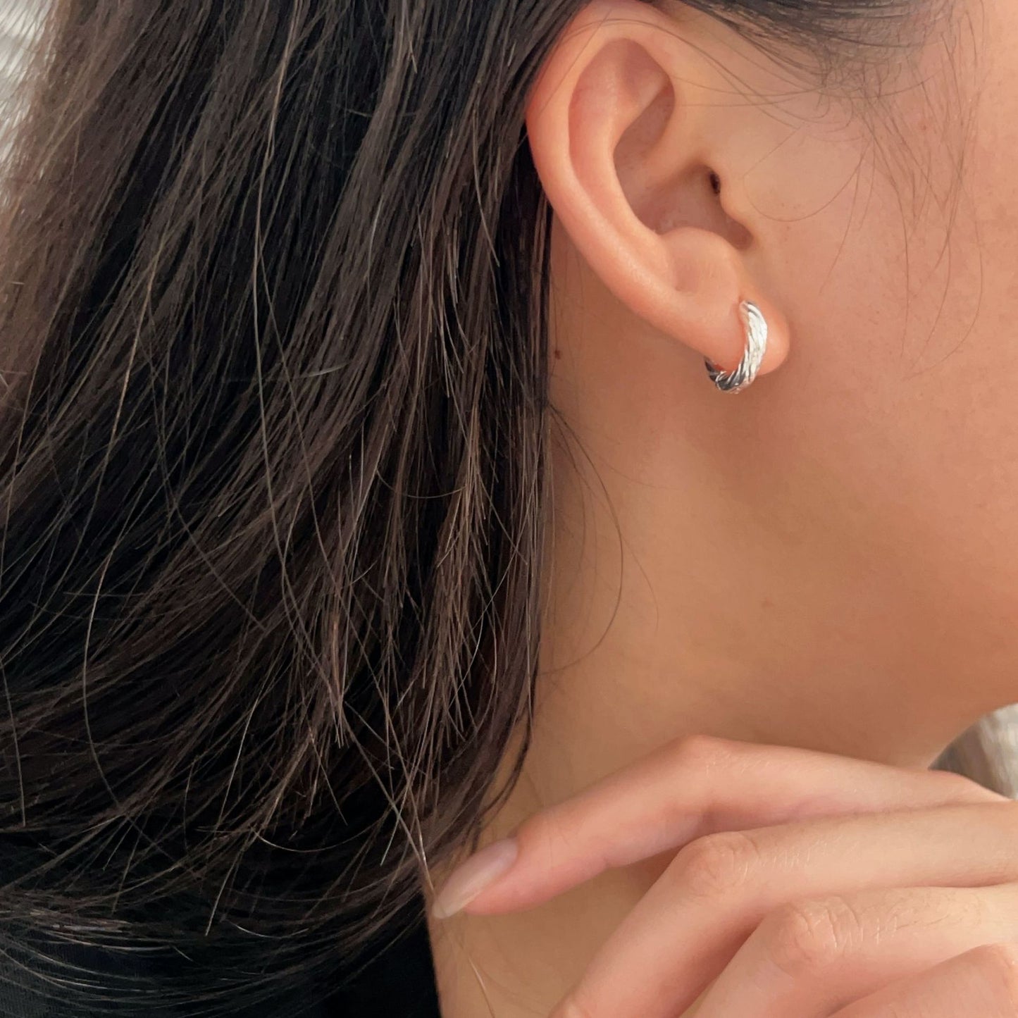 C3廠 韓國韓版極簡幾何麻花S925純銀耳環 批發 折扣@洽客服 25.12.W2「ES177」