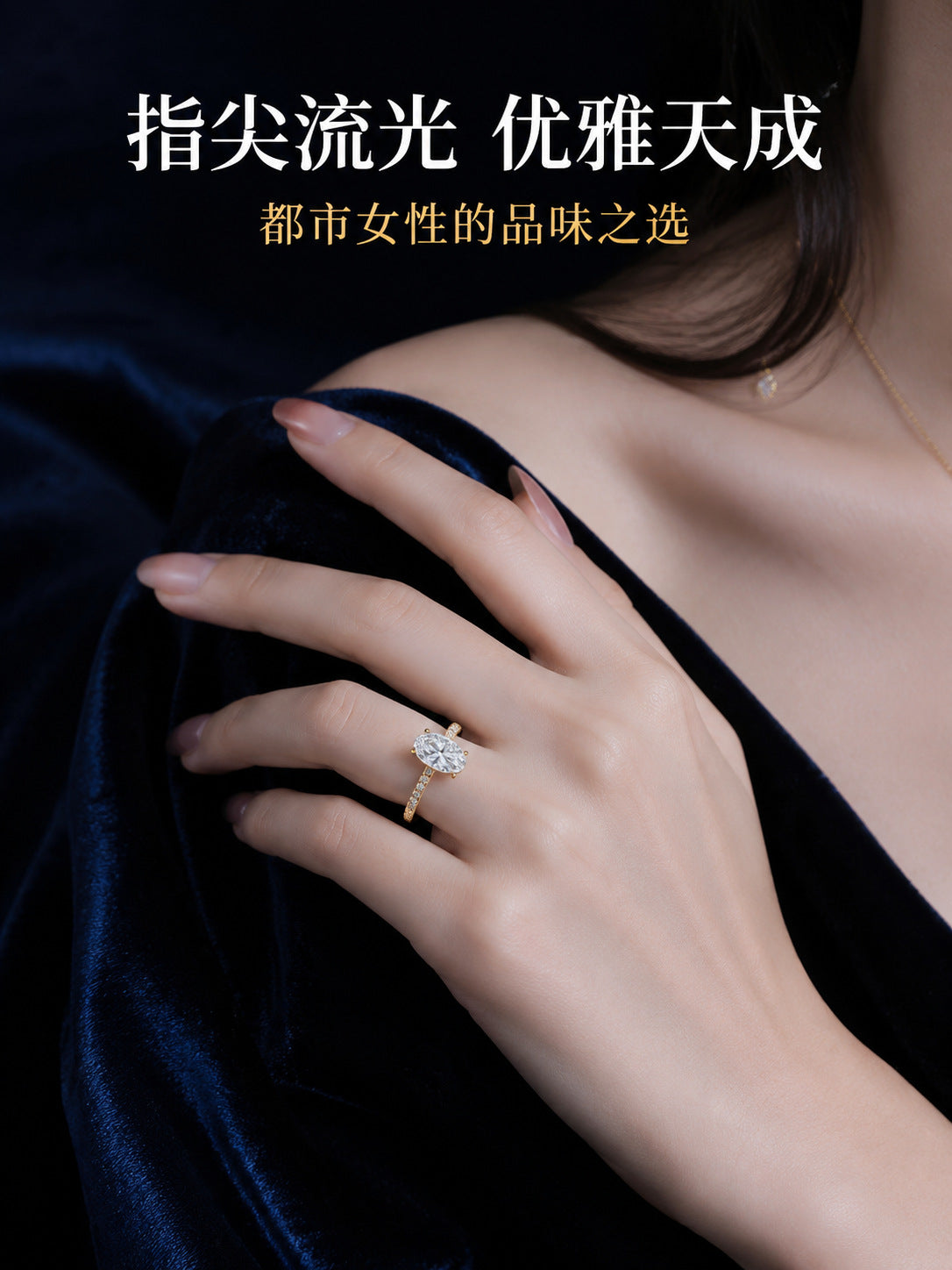 C廠 韓系滿鑽四爪鴿子莫桑鑽S925純銀戒指-附證明書批發 折扣@洽客服 26.08.W2「RS4007」