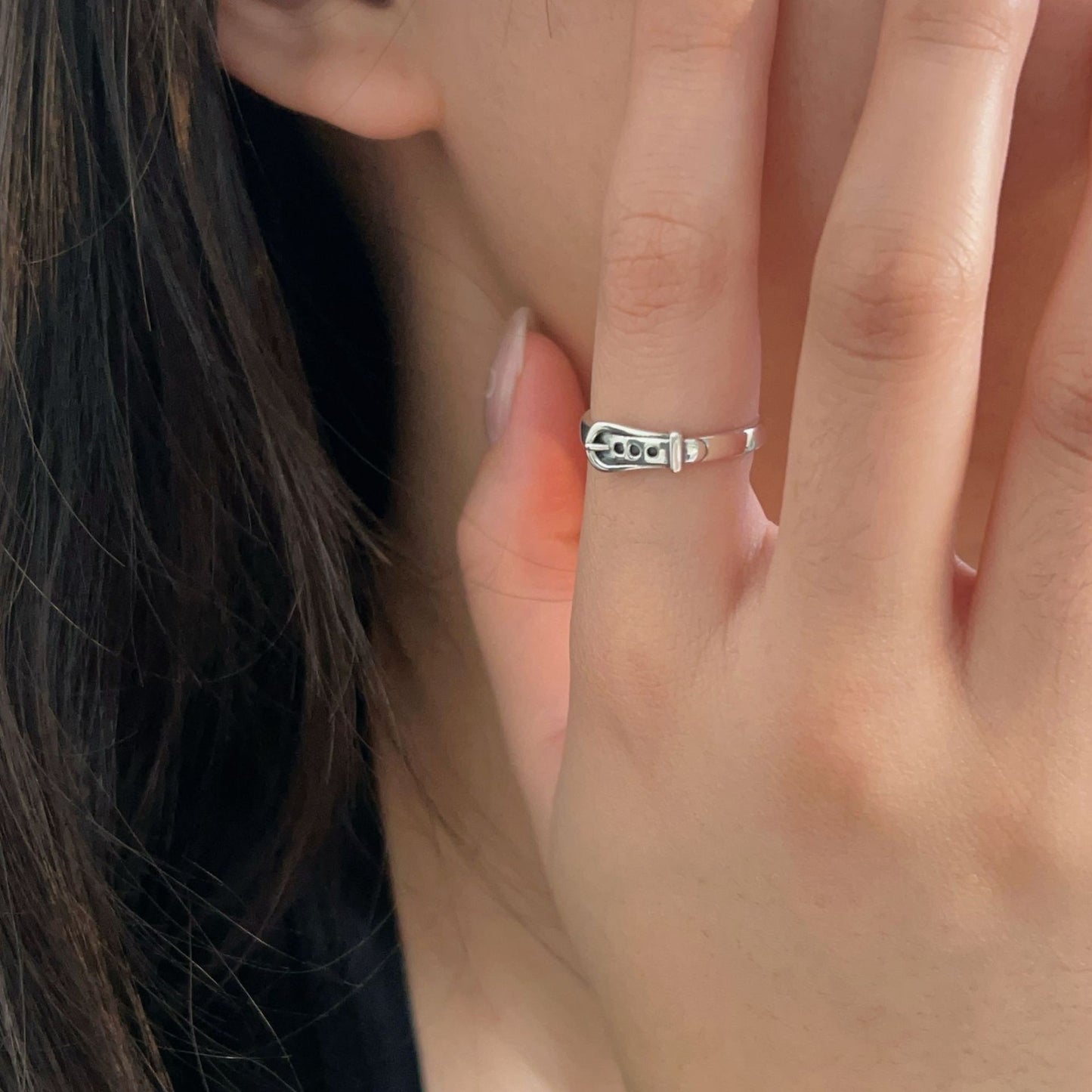 C3廠 韓國韓版S925純銀｜皮帶戒指 批發 折扣@洽客服 26.02.W3「hjz297」