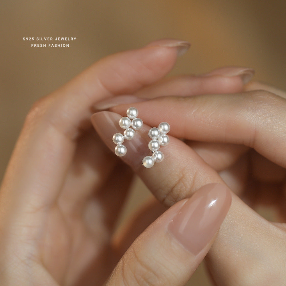 C廠 韓國韓版氣質輕奢珍珠 S925純銀耳環 批發 折扣@洽客服 25.12.W3「E5886」