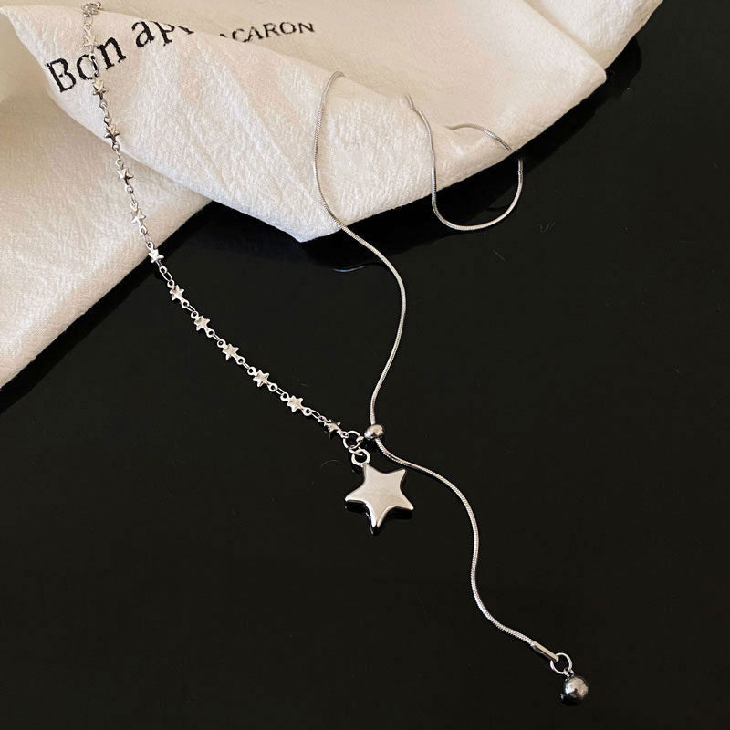 A2廠 韓國韓版不對稱星星項鍊 批發 折扣@洽客服 26.01.W1「HN10985-1 HN10986-1」