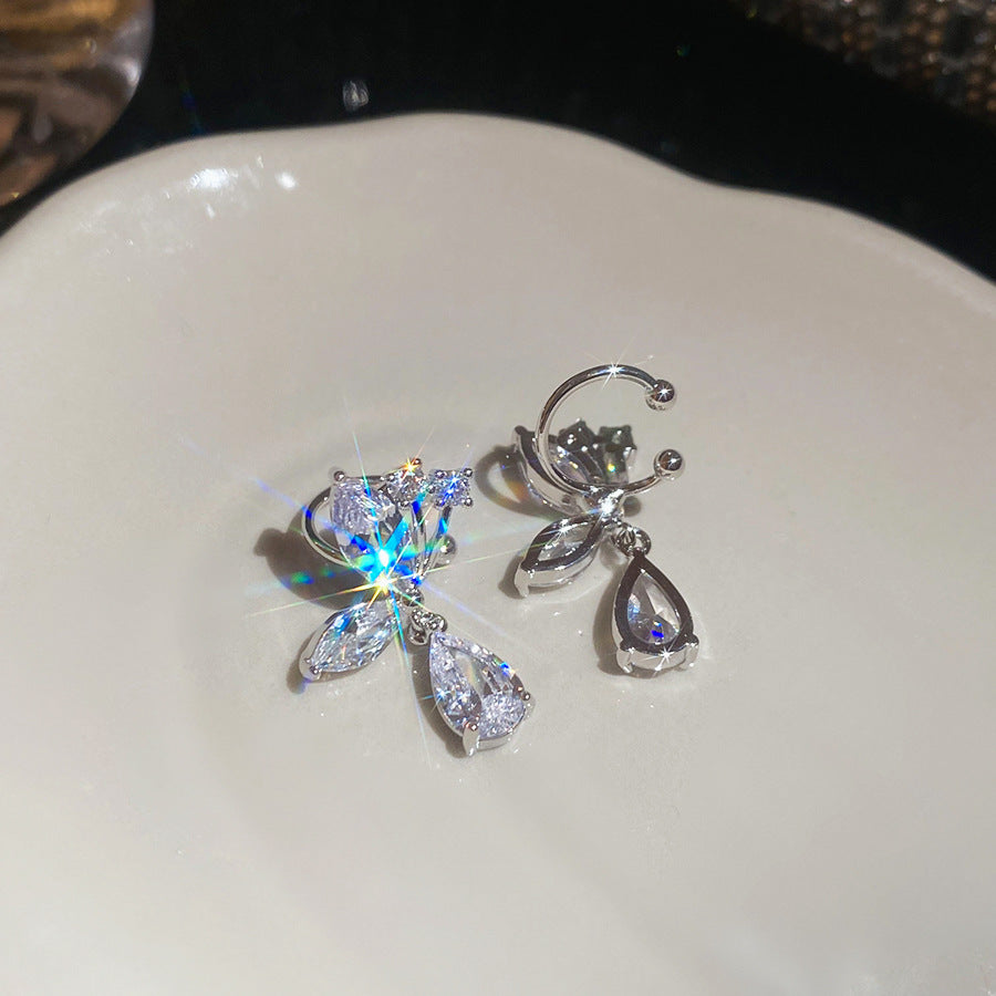 A2廠 韓國韓版水滴蝴蝶耳夾 批發 折扣@洽客服 25.11.W2「HE29206」