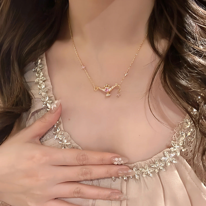 A2廠 韓國韓版許願吧！精靈 鋯石神燈電鍍24K真金項鍊 批發 折扣@洽客服 25.12.W1「WN1977」