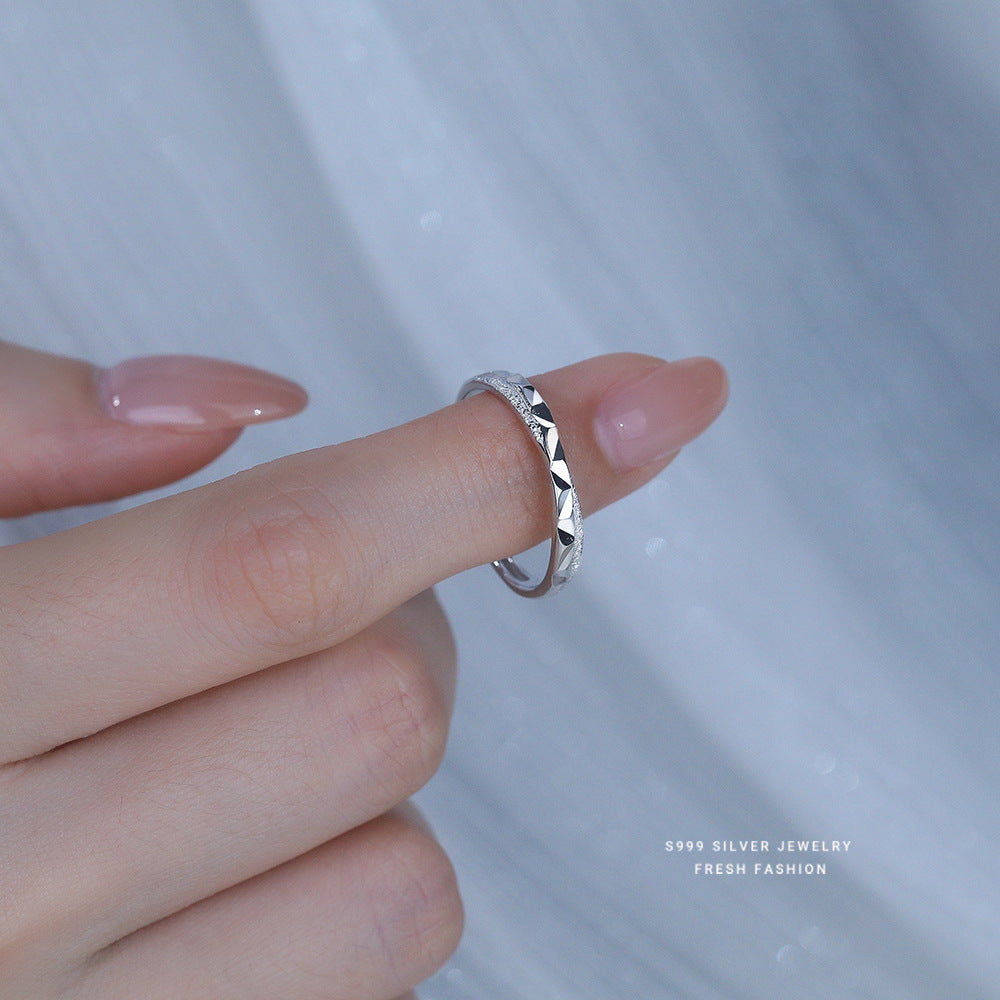 C廠 韓國韓版星辰大海S999純銀開口戒指 批發 折扣@洽客服 25.12.W1「F6138」