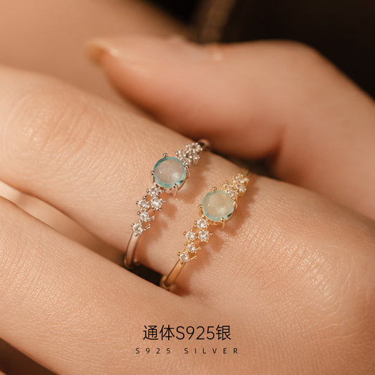 C廠 韓系翡月S925純銀戒指批發 折扣@洽客服 26.09.W1「RS3966」