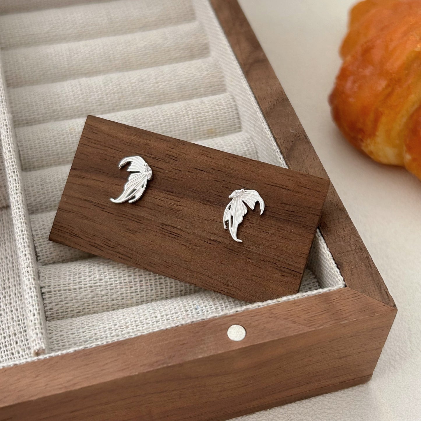 C3廠 韓版重工天使之翼S925純銀耳環 批發 折扣@洽客服 25/11.W4「es172」