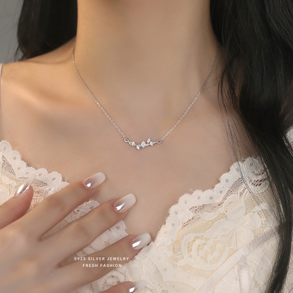 C廠 韓國韓版三生有杏 杏葉吊墜S925純銀項鍊 批發 折扣@洽客服 25.10.W5「A4476」