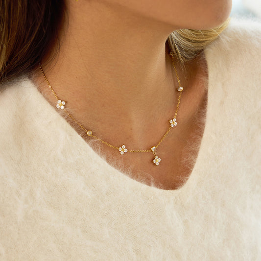 B廠 歐美款GLÜCK 四葉草 鈦鋼鍍18K金項鍊 批發 折扣@洽客服 25.12.W3「 JDN0210005」