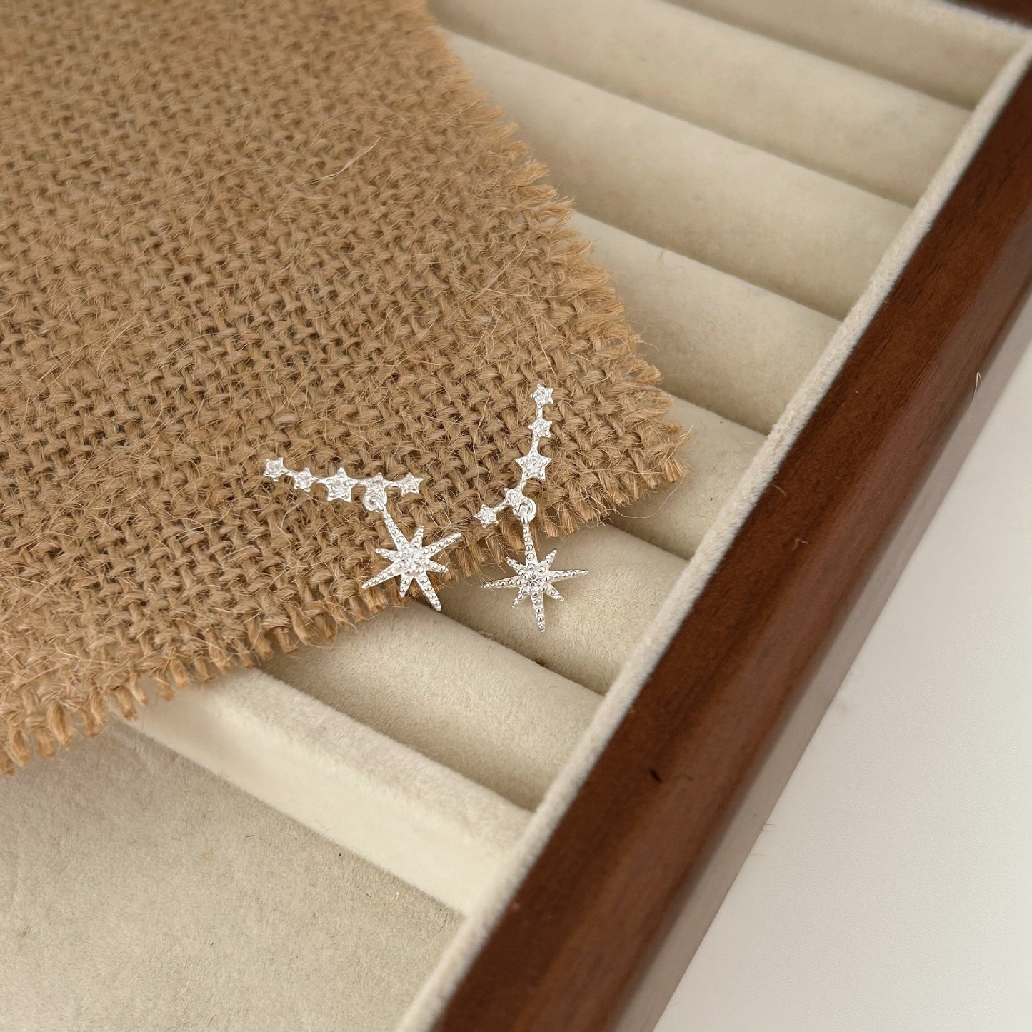 C3廠 韓國韓版八芒星S925純銀耳環 批發 折扣@洽客服 25.10.W5「HES250」