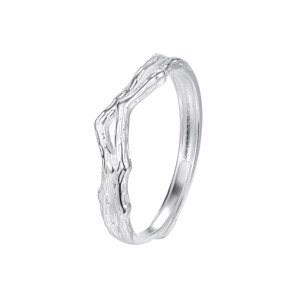 C廠 韓國韓版繁花情侶戒指 批發 折扣@洽客服 24.11.W2S925純銀對戒「K2388 K2389」