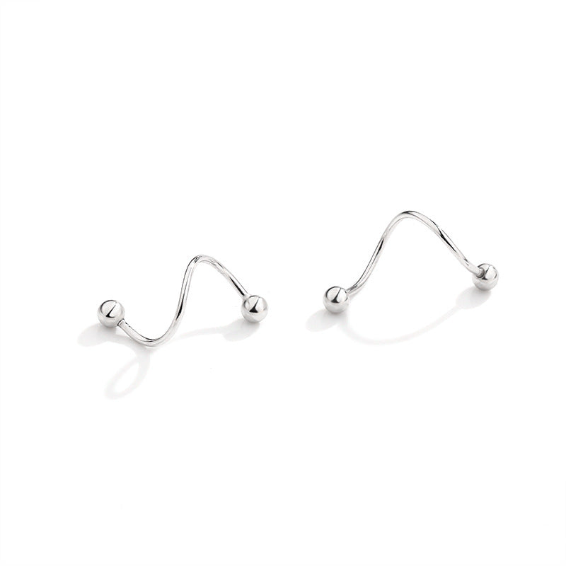 C廠 韓國韓版環繞光珠s925銀耳環批發 折扣@洽客服 26.03.W2「E2300」