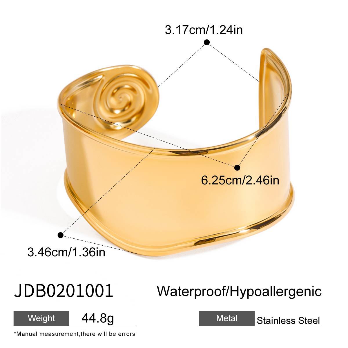 B廠 歐美款 LILLIAN  鈦鋼鍍18K金手鐲 25.06.W2「JDB0201001」