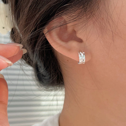 C3廠 韓國韓版爆閃多切面S925純銀耳環 批發 折扣@洽客服 25.11.W1「ES175」