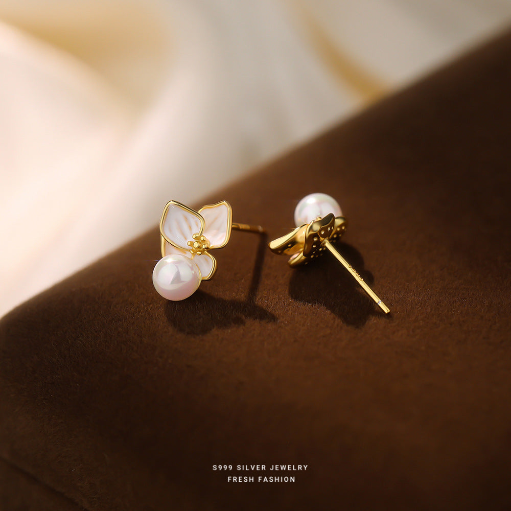 C廠 韓國韓版氣質珍珠S999純銀耳環 批發 折扣@洽客服 25.12.W3「F6671」