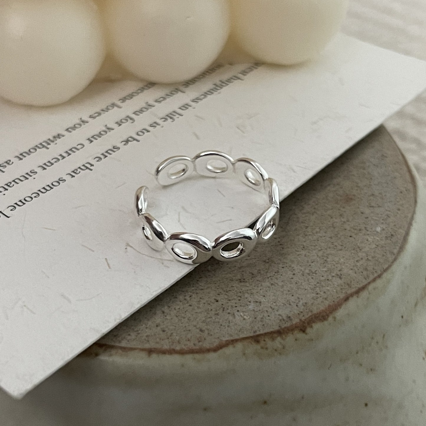 C2廠 韓國韓版不規則圓圈S925純銀戒指 批發 折扣@洽客服 26.01.W1「XSR1158」