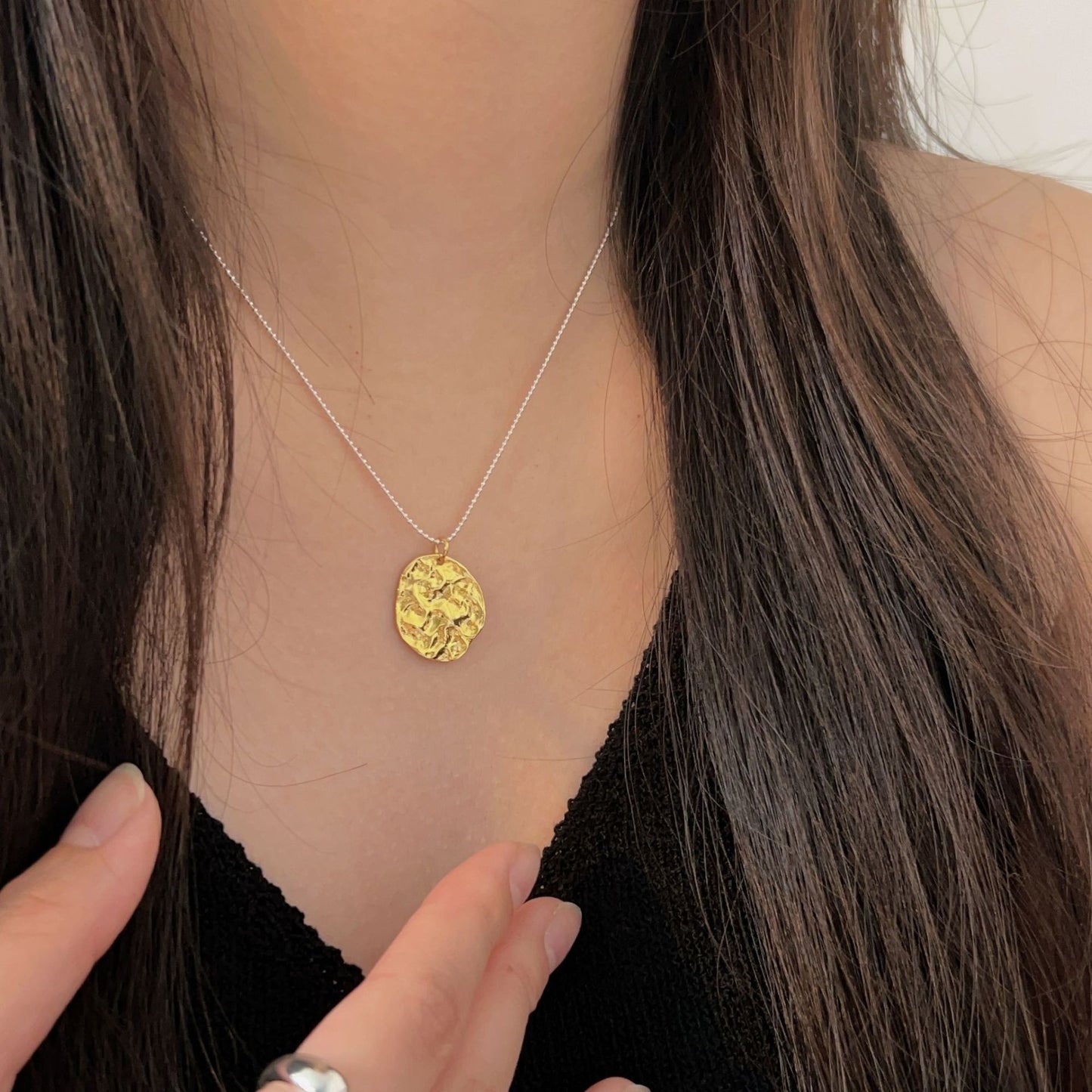 C3廠 韓國韓版肌膚感拼色S925純銀項鍊批發 折扣@洽客服 25.03.W2「hxl002-1」