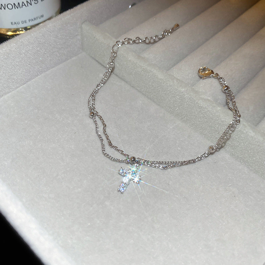 A2廠 韓國韓版鋯石十字架星星手鍊 批發 折扣@洽客服 26.01.W1「HB5030 HR2856」