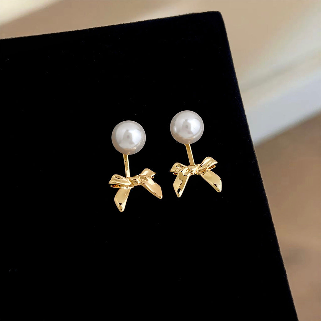 A廠 日韓款 一款兩戴蝴蝶結銀針耳環 批發 折扣@洽客服 26.03.W1「7208」