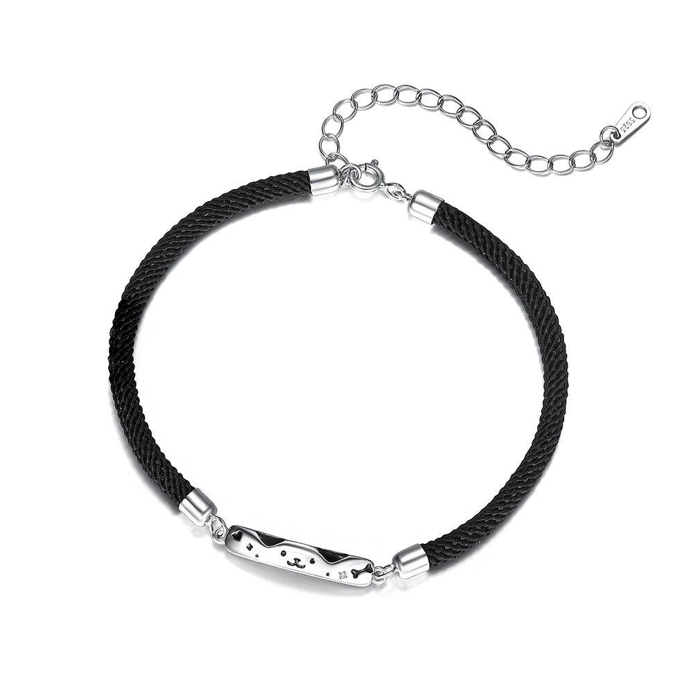 C廠  S925純銀｜ 貓狗日記情侶款手鍊 批發 折扣@洽客服 26.01.W2「L1287、L1288」