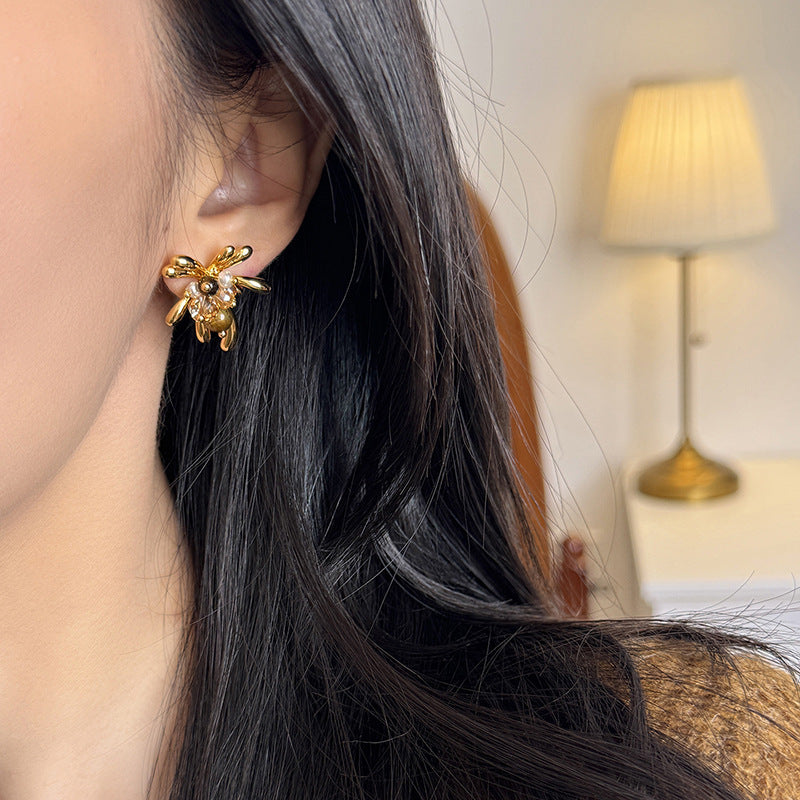 A2廠 韓國韓版虎眼石煙火 電鍍18K真金銀針耳環 批發 折扣@洽客服 25.11.W2「WE5062」