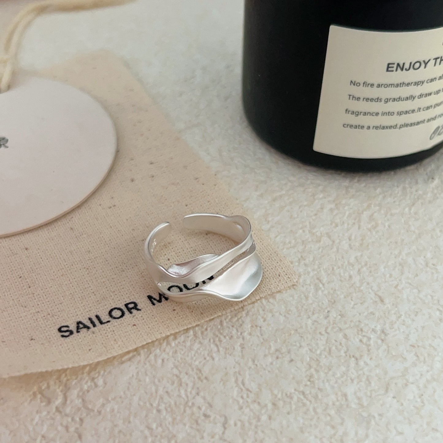 C3廠 韓國韓版噴砂不規則S925純銀戒指 批發 折扣@洽客服 25.10.W5「JZ085」