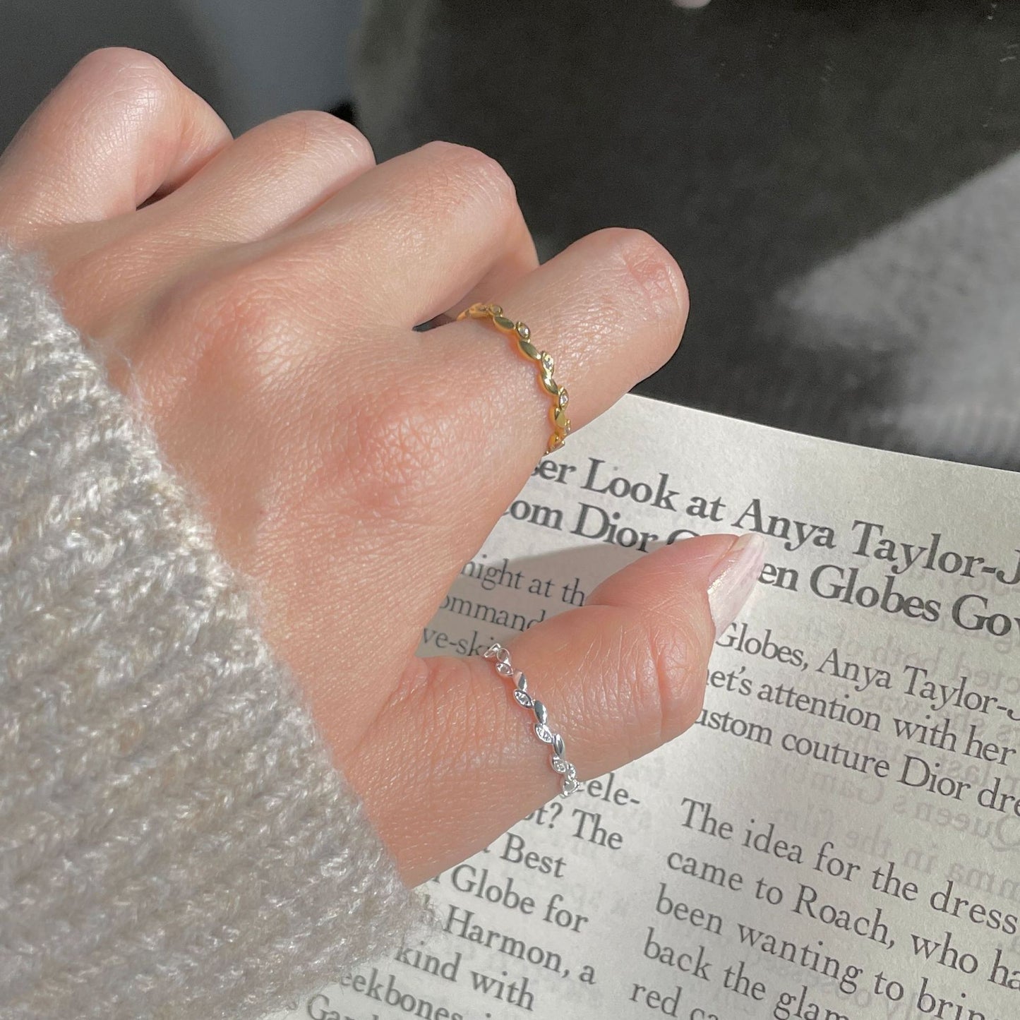 C2廠 韓國韓版橄欖枝樹葉S925純銀戒指 批發 折扣@洽客服 26.01.W1「XSR1050」