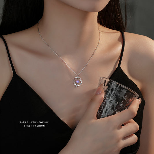 C廠 韓國韓版琉璃石如鯨入海52赫茲S925純銀項鍊&耳環 批發 折扣@洽客服 25.10.W3「YA0307 YE0126」