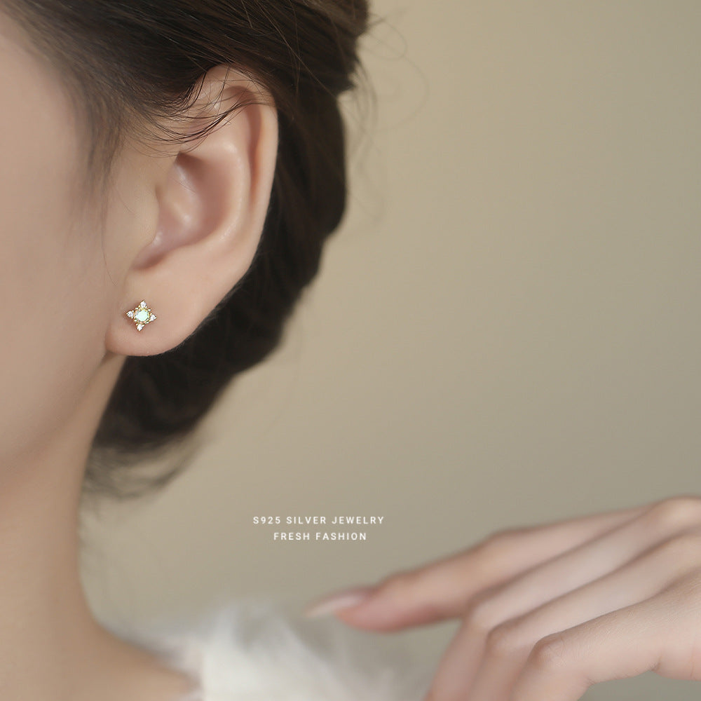 C廠 S925純銀｜雪花造型耳環 批發 折扣@洽客服 25.01.W4「E6138」